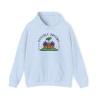 Proudly Haitian Haiti Coat of Arms Patriotic Unisex Heavy Blend™ Hooded Sweatshirt