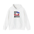 Nou Se Ayiti Haitian Flag Map Patriotic Unisex Heavy Blend™ Hooded Sweatshirt