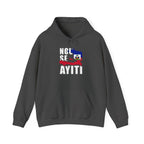 Nou Se Ayiti Haitian Flag Map Patriotic Unisex Heavy Blend™ Hooded Sweatshirt