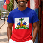 Haiti Flag Patriotic Haitian All Over Print Tee