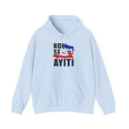 Nou Se Ayiti Haitian Flag Map Patriotic Unisex Heavy Blend™ Hooded Sweatshirt