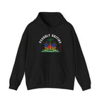 Proudly Haitian Haiti Coat of Arms Patriotic Unisex Heavy Blend™ Hooded Sweatshirt