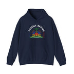 Proudly Haitian Haiti Coat of Arms Patriotic Unisex Heavy Blend™ Hooded Sweatshirt